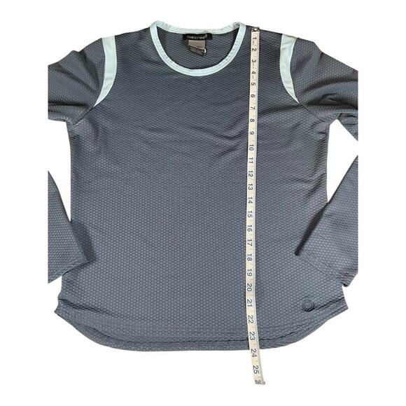 Nike Sphere Therma Blue Long Sleeve Running Shirt Women's SZ Medium Light Weight - Picture 8 of 11